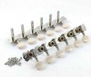 TK-0798-001 Vintage White Button Tuners for 12-string Slotted Headstock Guitar