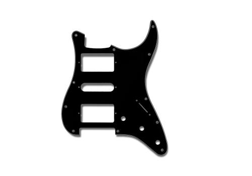 PRiMO Black Pickguard for Stratocaster H-S-H Pickup Configuration