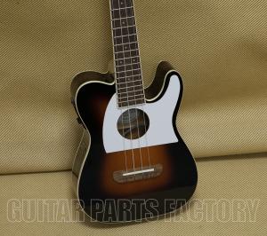 097-0513-503 Fullerton Tele® Uke, Walnut Fingerboard, White Pickguard, 2-Color Sunburst 0970513503