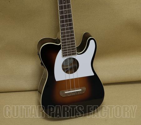 097-0513-503 Fullerton Tele® Uke, Walnut Fingerboard, White Pickguard, 2-Color Sunburst 0970513503