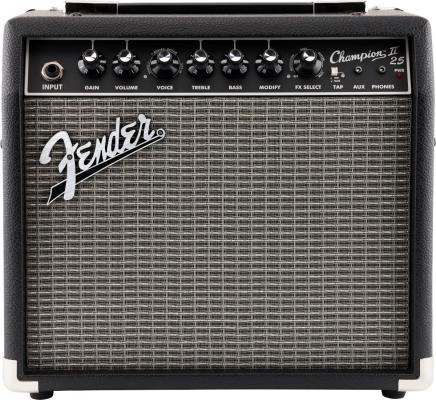 233-0700-000 Fender Champion II 25 Guitar Combo Amp Black 2330700000