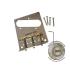 44100-33-SS Hipshot Telecaster Retrofit Guitar Bridge 3 Compensated Saddles 3 Hole Mount