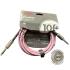 099-0571-166 Fender Contour 10' Foot Straight Instrument Cable Burgundy Mist 0990571166