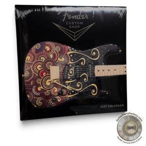 919-0110-000 Fender Guitars 2027 Custom Shop Calendar Guitar Player Enthusiast Gift 9190110000