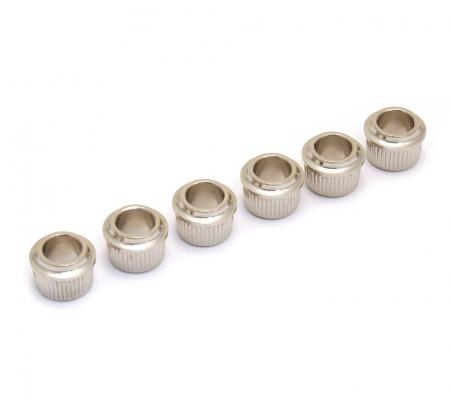 TK-0900-001 Press In Nickel Guitar Tuner Adapter Bushings 3/8 Peg-1/4 Post