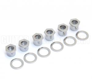 TK-0787-010 Sperzel Screw-In Guitar Bushings Polished Chrome