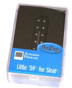11205-21-B Seymour Duncan Little '59 Neck/Mid Black Strat Guitar Pickup SL59-1n