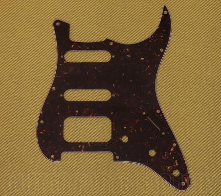 005-4022-000 11-Hole Stratocaster Tortoise H/S/S Pickguard 3-Screw Humbucker Pickup Mount 0054022000