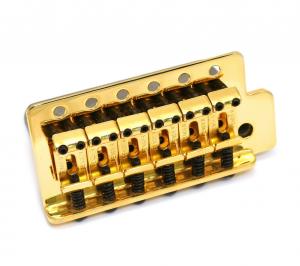 005-9561-000 Fender Mexican/Squier Gold Bridge Assembly Tremolo Block for Strat 0059561000