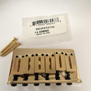 003-6808-000 Fender American Series Gold Hardtail Strat Guitar Bridge 0036808000