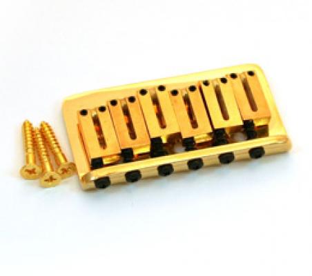 003-6808-000 Fender American Series Gold Hardtail Strat Guitar Bridge 0036808000