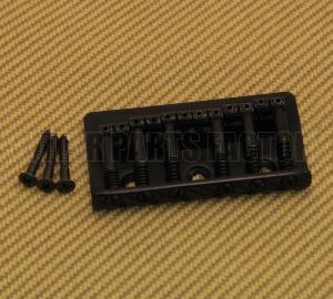 SB-0190-003 Black Universal Top Load Hardtail Guitar Bridge