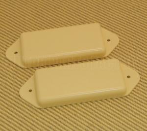 PN-DNH-C Cream No-Hole Closed P-90 Dog Ear Guitar Pickup Cover Set