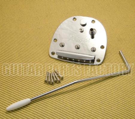 026-4248-000 Fender Jaguar/Jazzmaster Guitar Chrome Complete Tailpiece Tremolo 0264248000