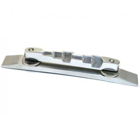 GB-0527-001 Bigsby Adjustable Polished Aluminum Compensated Guitar Bridge