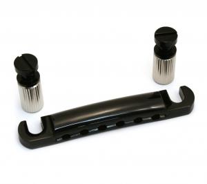 TP-0400-003 Gotoh Black Stop Tailpiece with Studs For Gibson Guitar 