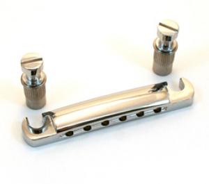 TP-3445-010 Economy/Metric Chrome Stop Tailpiece & Studs for Import Guitar