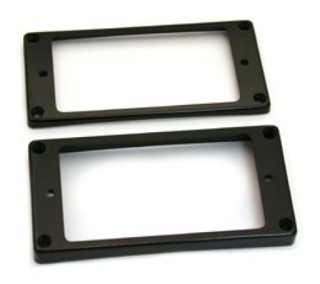 PC-6733-023 Black Curved Humbucker Pickup Ring Set for Epiphone